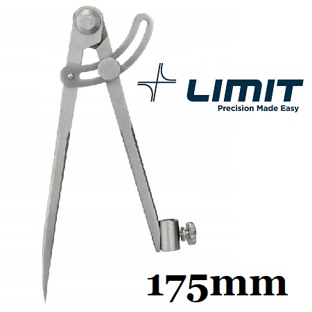 Limit, cyrkiel, traserski, stolarski, 175mm, średnica 190 mm