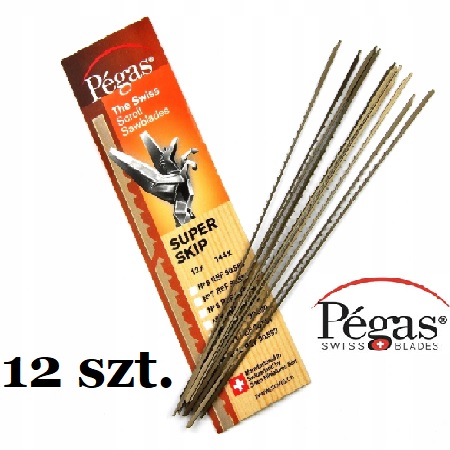 Brzeszczoty włosowe Pegas SUPER-SKIP N5, 12szt. (90.585)
