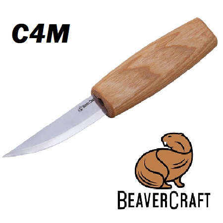 BeaverCraft C4M z długim ostrzem, nóż do drewna