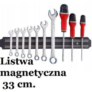 Listwa magnetyczna na narzędzia, 33cm udźwig 6,5kg