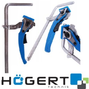 Hogert HT3B942 Ścisk do rowków dźwigniowy 200x60mm